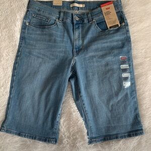 Levi's Classic Blue Jean Shorts for Women